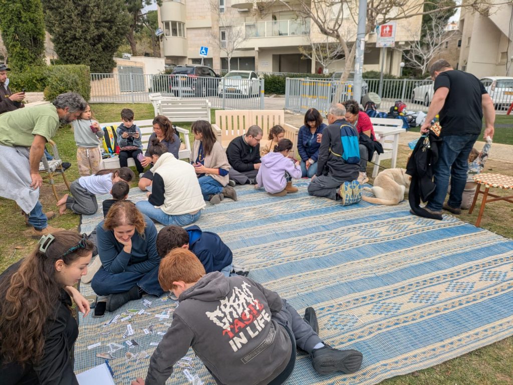 פעילות ספירה ברמת בגין בחיפה עם השגרירה מור מצליח